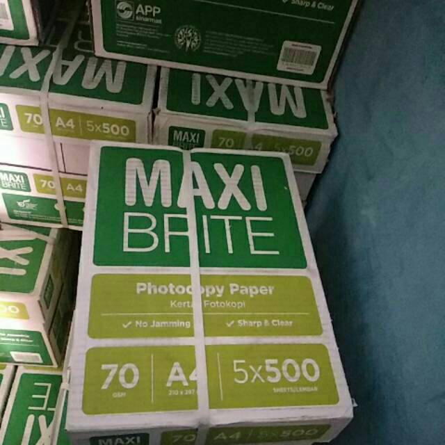 

Kertas HVS maxi A4 70grm 1rim