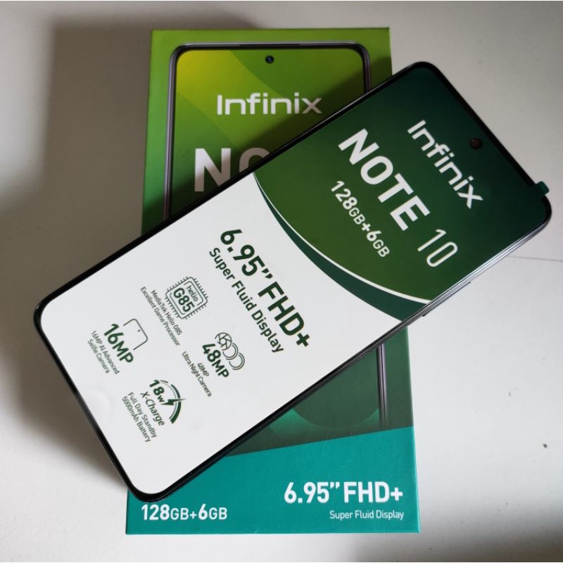 INFINIX NOTE 10 RAM 6/128GB SECOND MURAH