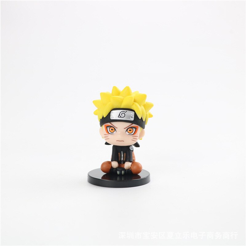 Figure Naruto Anime Uzumaki Naruto Kakashi Sasuke Itachi Set 4 pcs