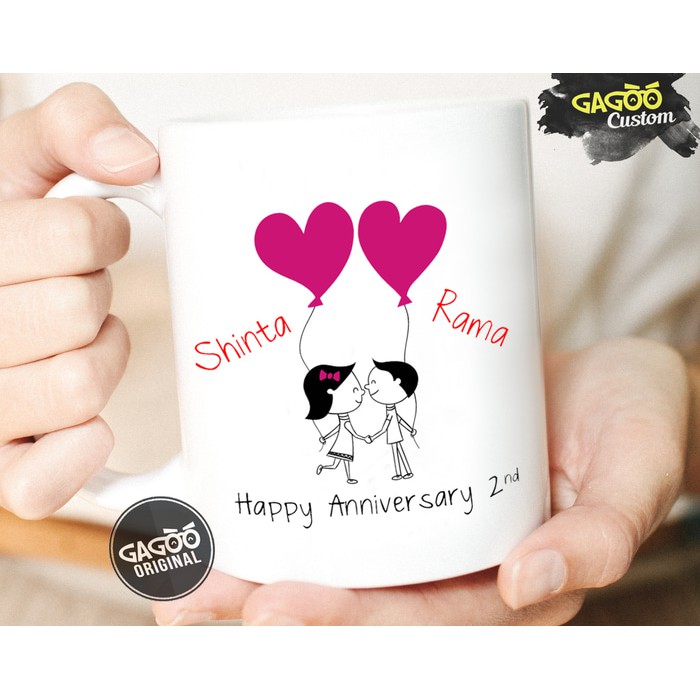 

Promo Kado Anniversary Unik Custom Romantis Kado Pernikahan Anniv 2nd by LARVA