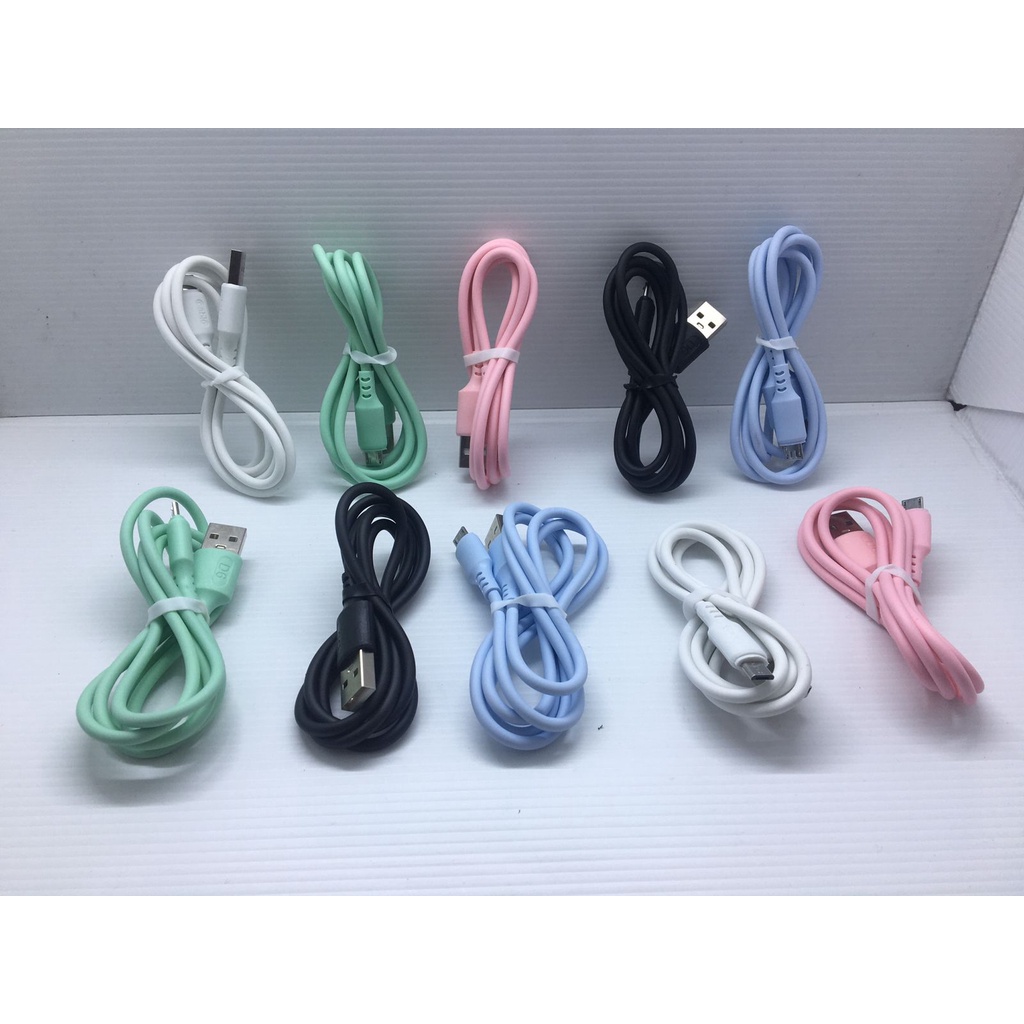 kabel data macaron D6 colokan mirco usb kabel data universal