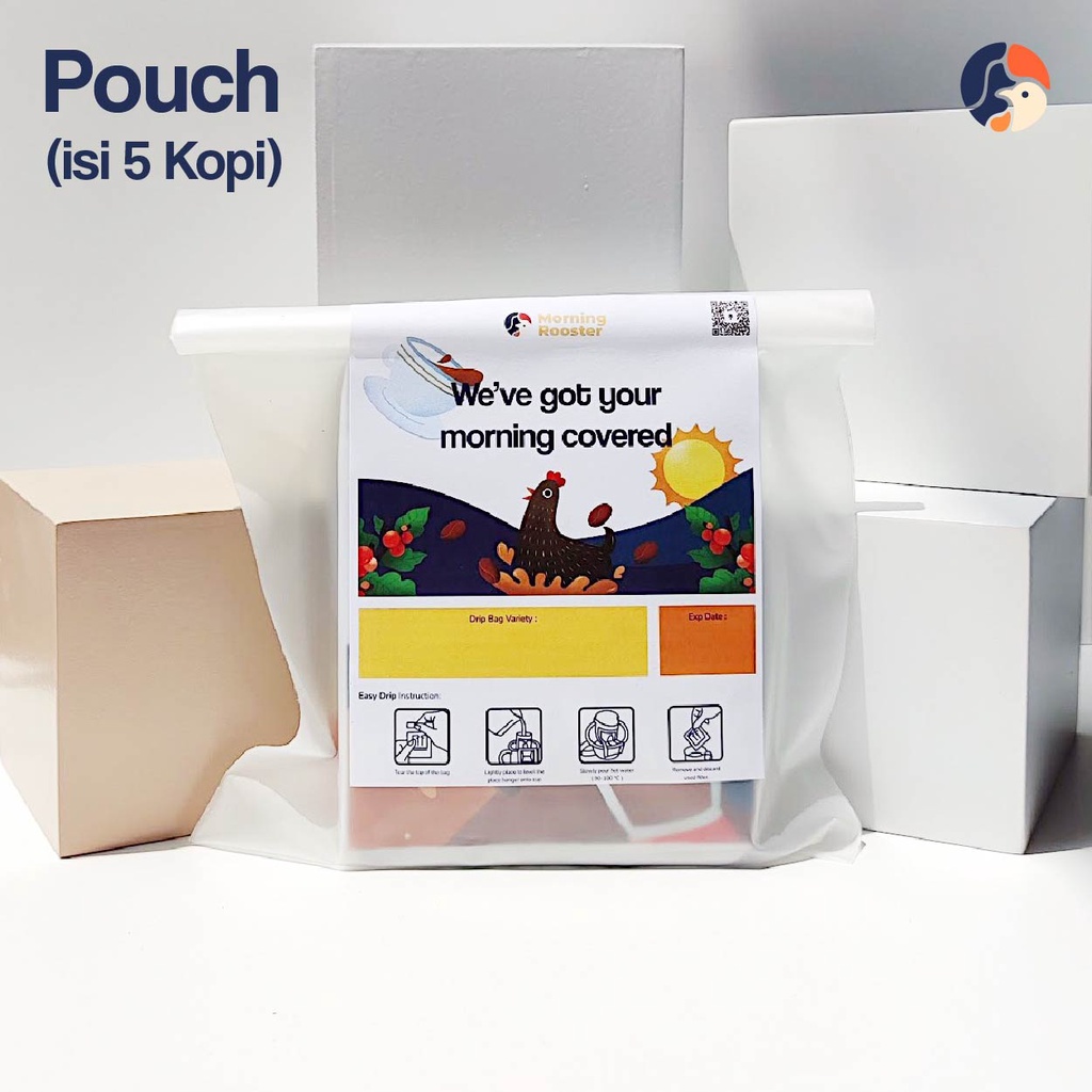 

Coffee Drip Pouch Isi 5 Morning Rooster