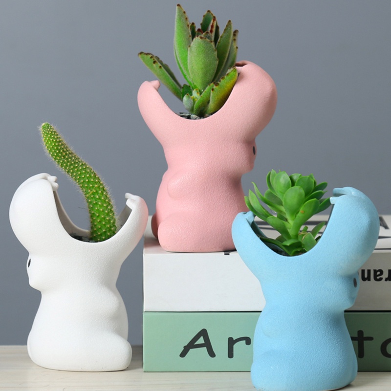 Siy Cetakan Pot Bunga Sukulen Bahan Resin Silikon Untuk Dekorasi Rumah