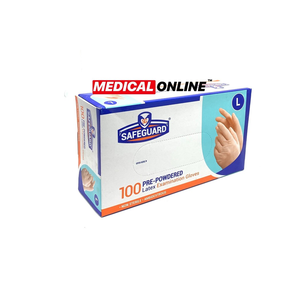 SARUNG TANGAN SENSI LATEX PRE POWDERED ISI 100 PER BOX MEDICAL ONLINE MEDICALONLINE