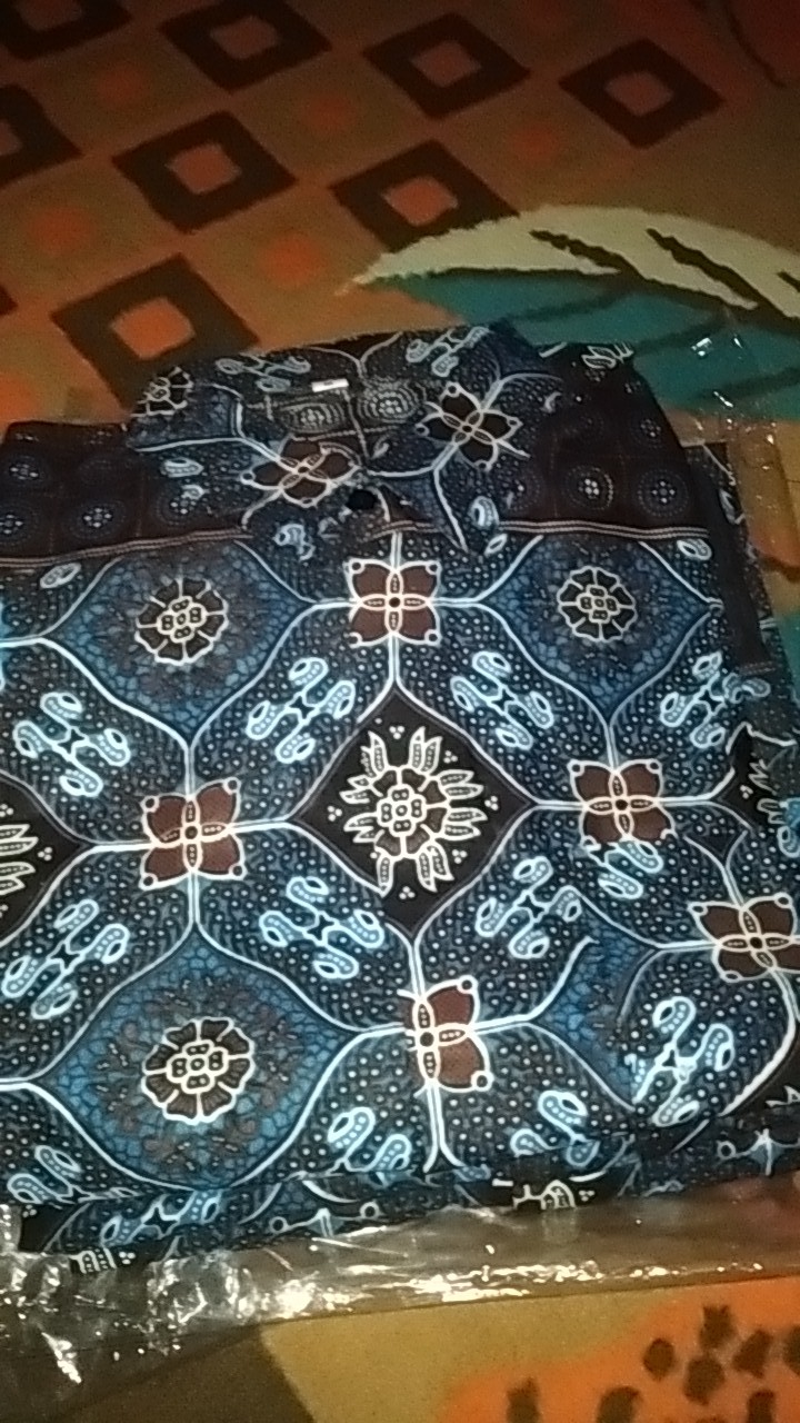 [ Bisa Cod ] Kemeja Batik Pria Lengan Pendek Baju Batik Kekinian Seragam Kantor Jumbo M L Xl Xxl