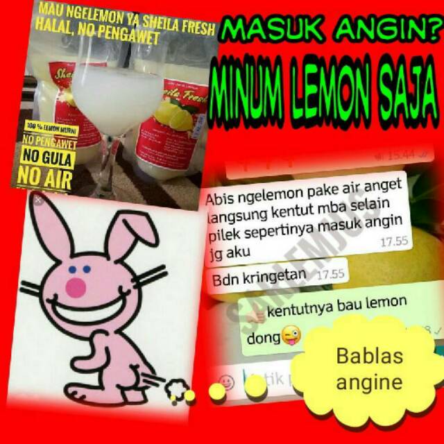 

Jus diet dan sari lemon