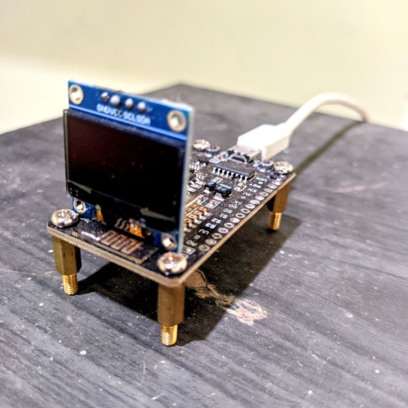 Monitor OLED 0.96 + nodemcu esp8266(khusus untuk menampilkan duco balance)