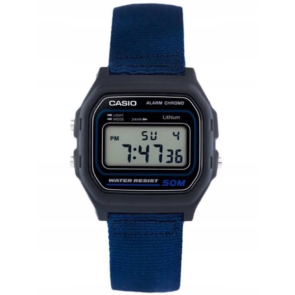 CASIO DIGITAL W-59B-2AVEF BLUE JAM TANGAN TERBARU ORIGINAL BUKAN BM