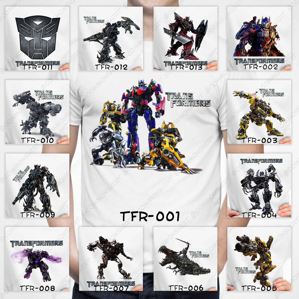 [FREE NAMA !!] Kaos Dewasa / Baju Transformers