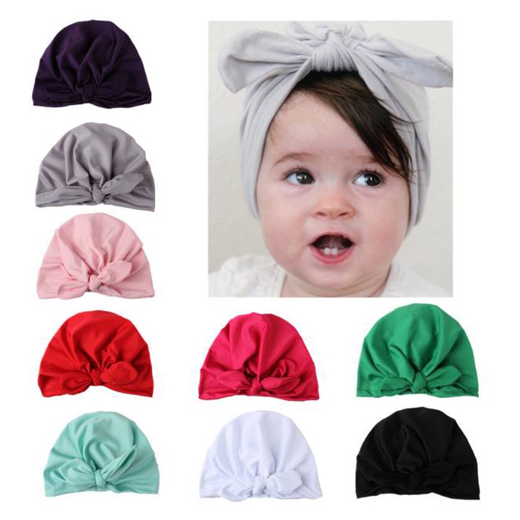 BRGUNIK Turban Bayi Polos / Turban Anak / Turban / Turban Bayi Permpuan R298