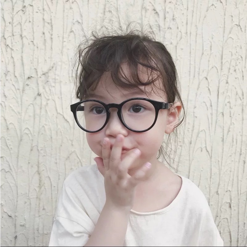 Korean Kids Anti Radiation Eyeglasses Cute Round Frame