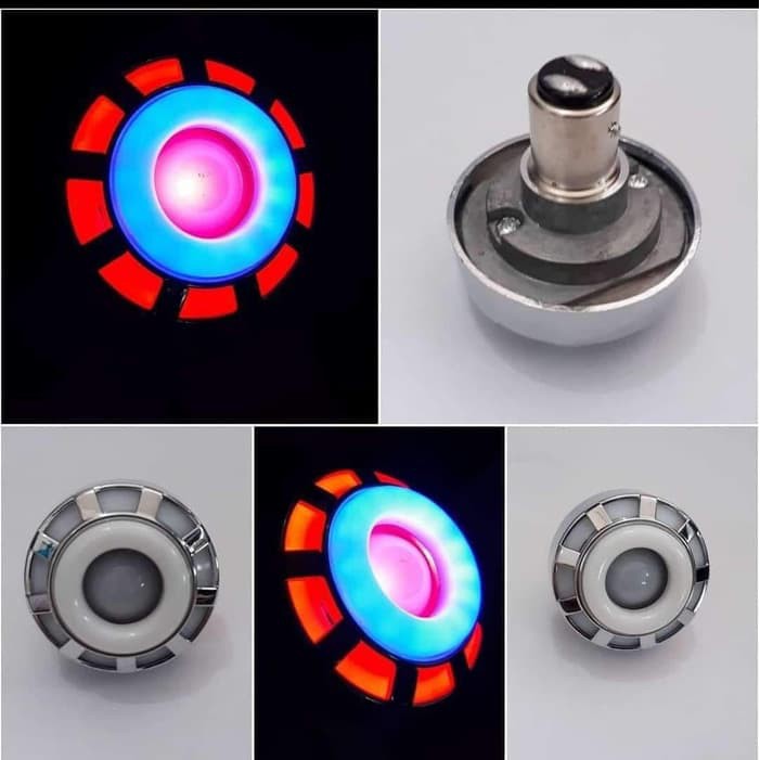 Bohlam Stop Led 2Tone Bola Lampu Belakang Proji Mini Motor Mobil Bisa