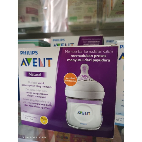botol philips avent 125 ml natural