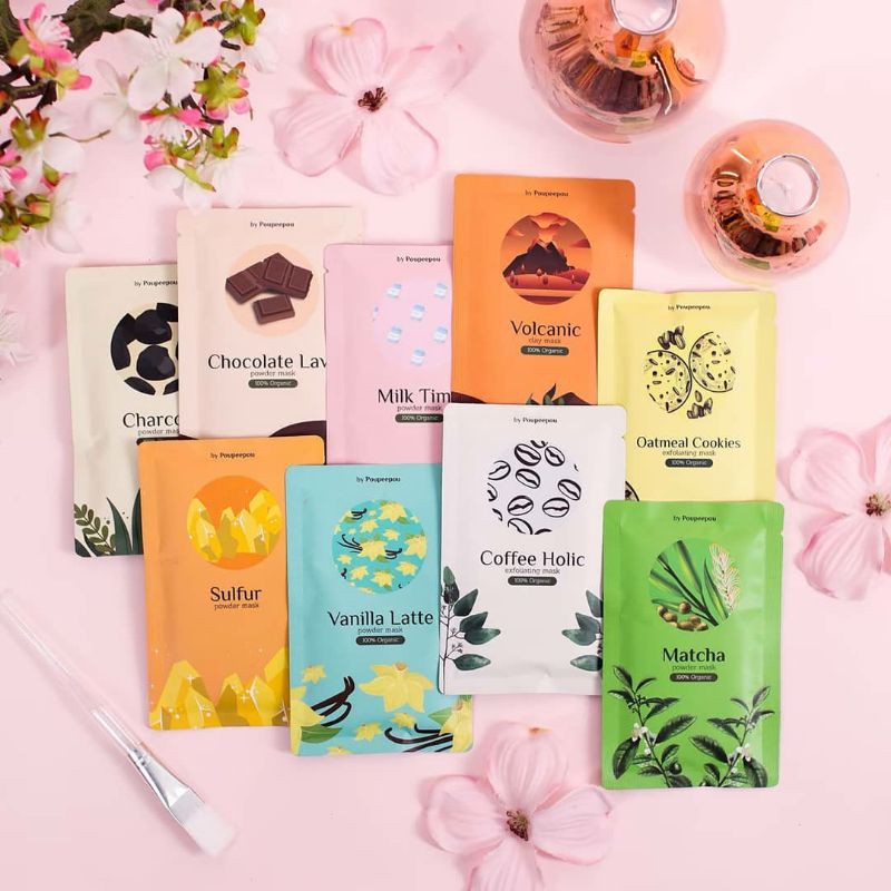 Masker Wajah Organik By Poupeepou Varian Berat Gram Shopee Indonesia