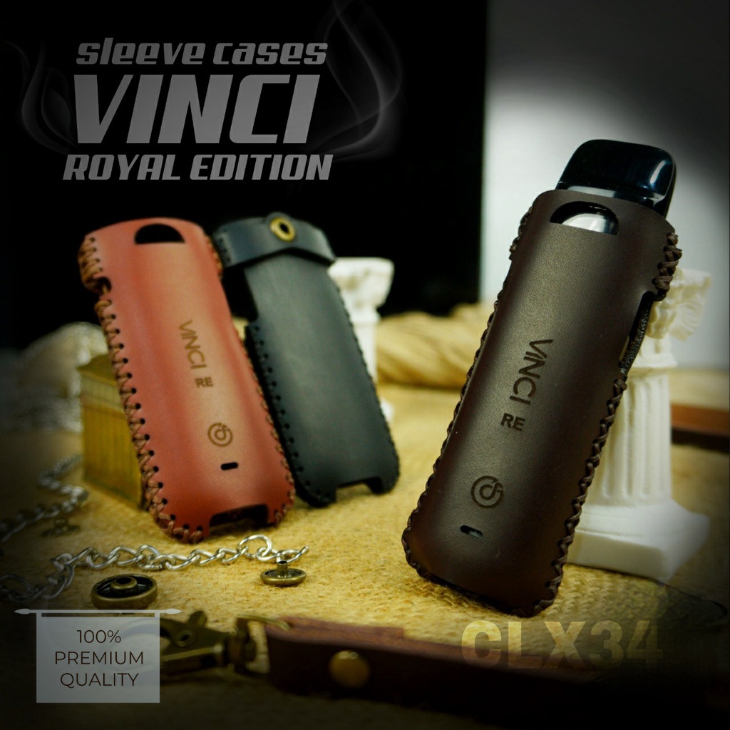 Sleeve Case Premium Vincipodkit Royal Edition Free Lanyard Casing Royal Edition Leather Sleeve