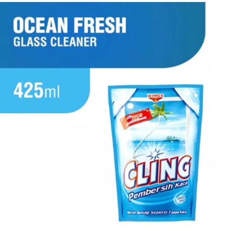 CLING CAIRAN PEMBERSIH KACA 425ML | Shopee Indonesia