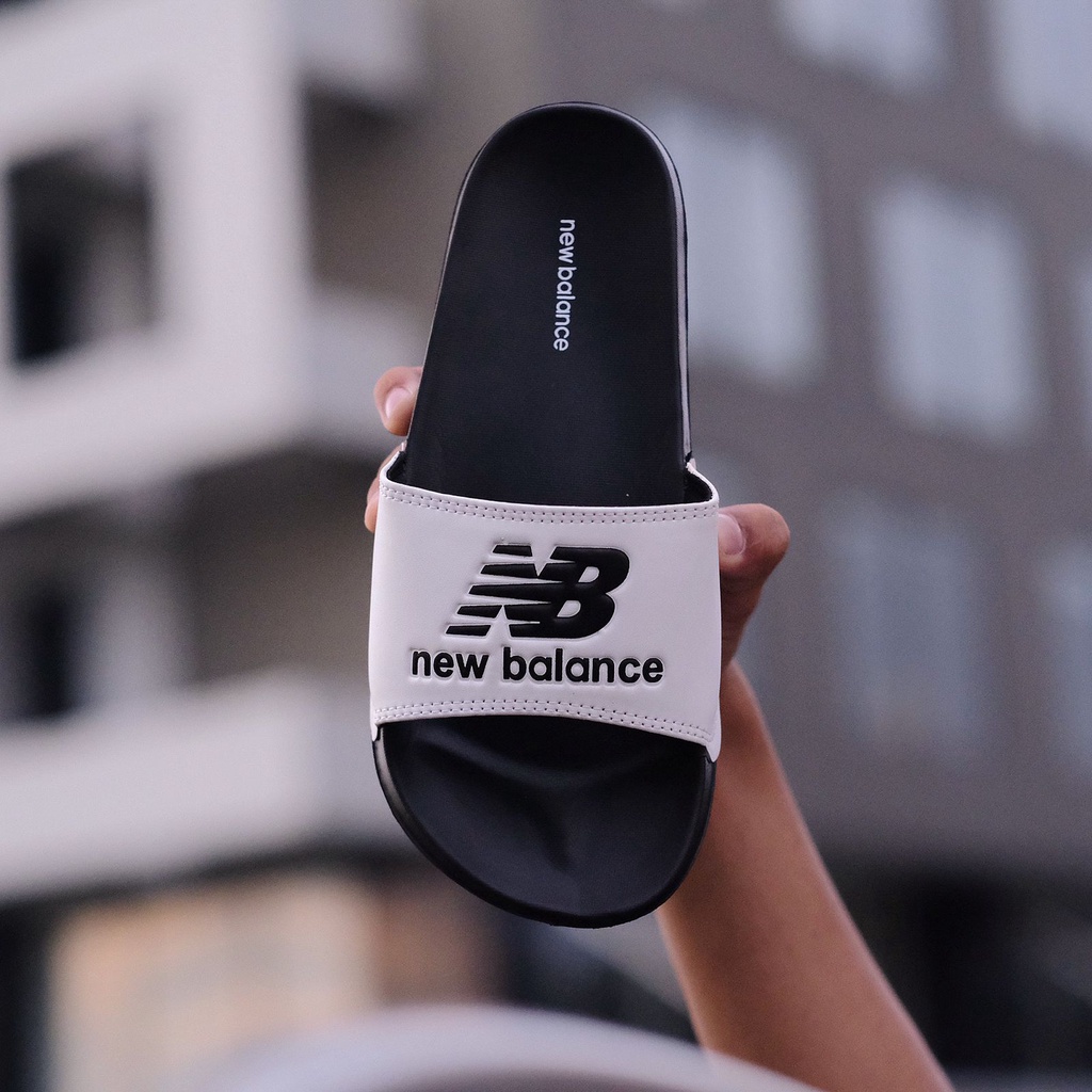 SENDAL NEW BALANCE SCRIPT WHITE BLACK ORIGINAL