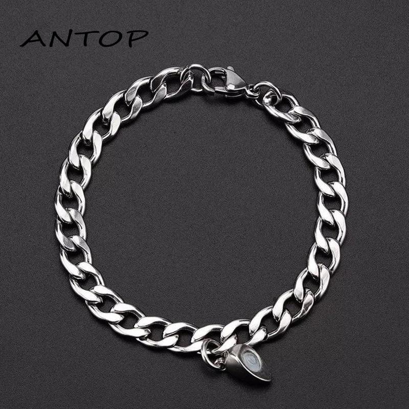 Gelang Tangan Magnet Motif Hati Untuk Pasangan / Pria / Wanita