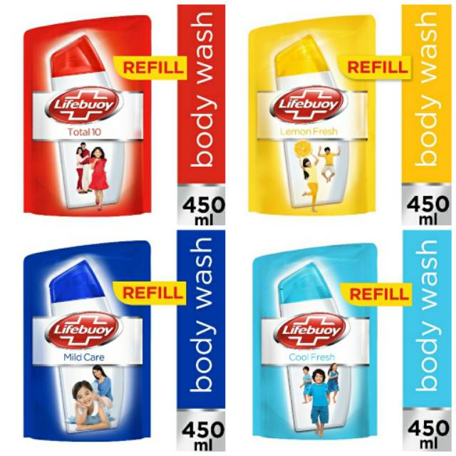 LIFEBUOY Body wash refill 400ml