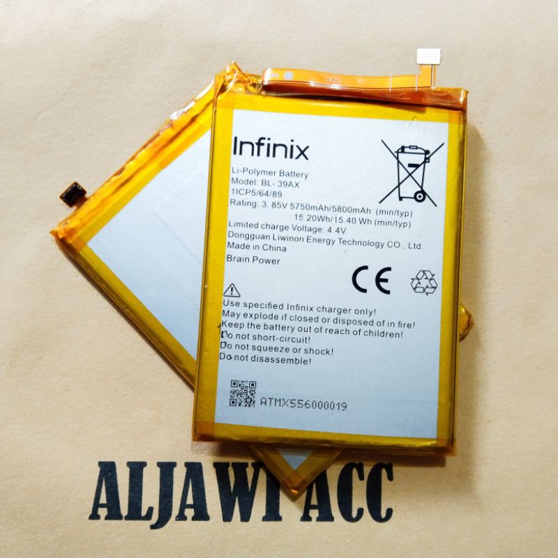 Batre Batere Baterai Infinix Hot 4 X557 BL-39AX Original Battery Hp