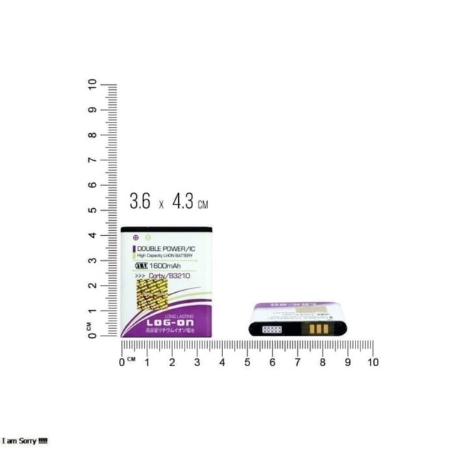 BATERAI SAMSUNG CORBY TXT B3210 B3310 Z170 LOG ON DOUBLE POWER BATRE