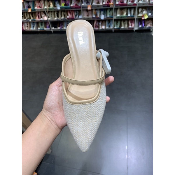 Fioni tweed mule ivory payless mule