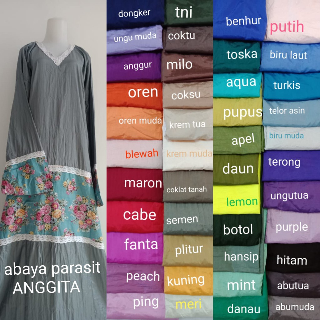 MUKENA TRAVELLING MURAH / ABAYA TRAVELLING/ MUKENA PARASUT PREMIUM / ABAYA PARASUT PREMIUM