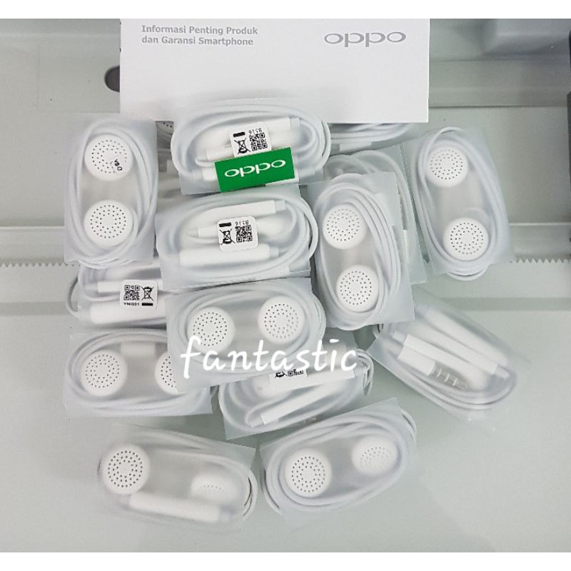 HEADSET OPPO STEREO ( ORIGINAL 100% )