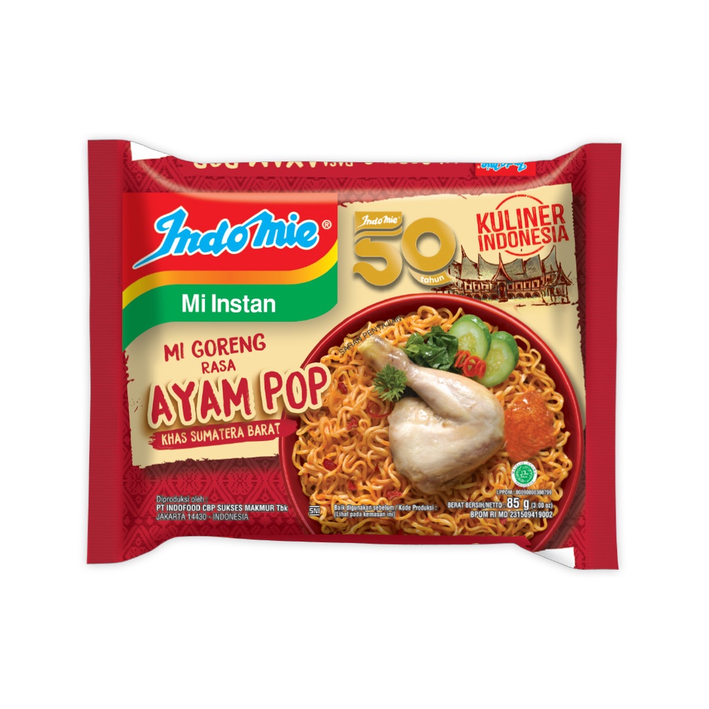 

45 Dus isi 40 Pcs - Indomie Mie Goreng Ayam Pop