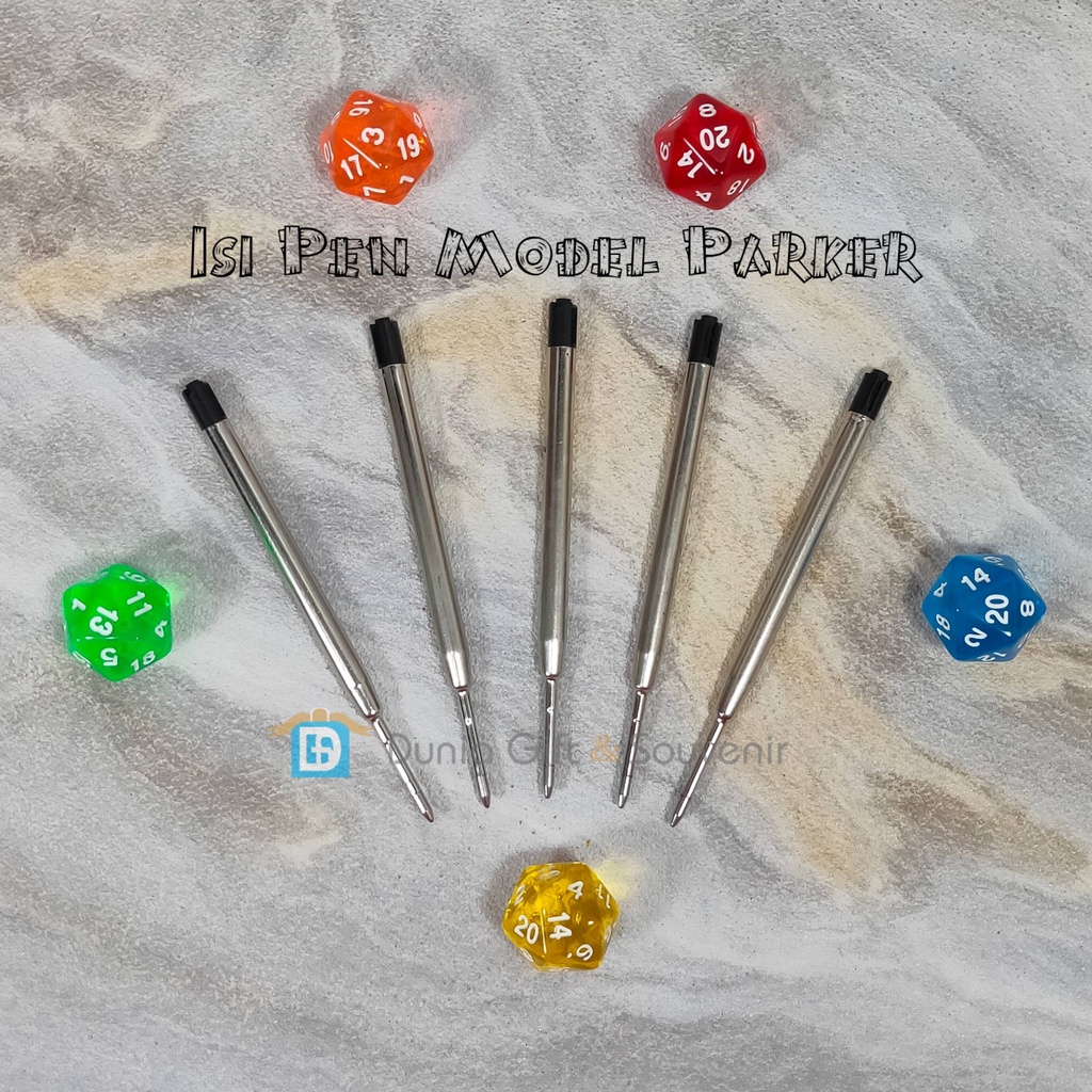 

DGS isi pulpen model parker | Isi tinta pulpen| isi pena | refill pen