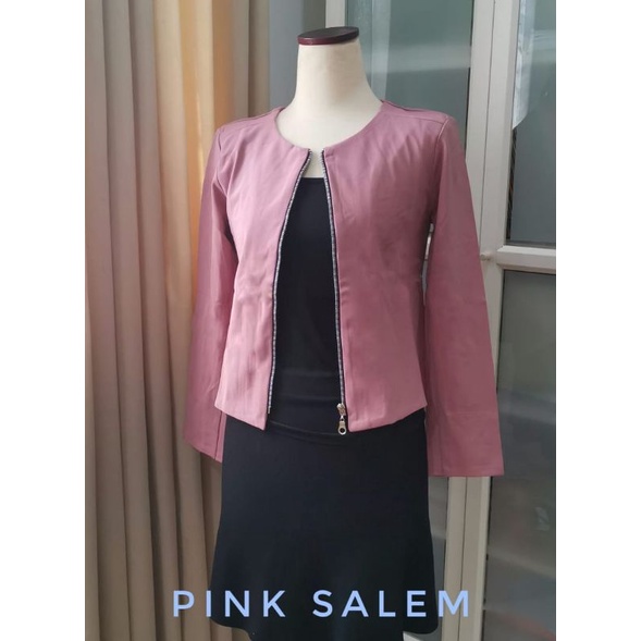 Maobli Blazer 7001seleting Jacket tangan panjang