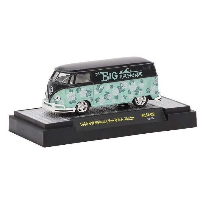 M2 Machines 1/64 VW EXCLUSIVE SERIES 2 - Microbus Deluxe U.S.A. Model 1959 - Da Big Kahuna