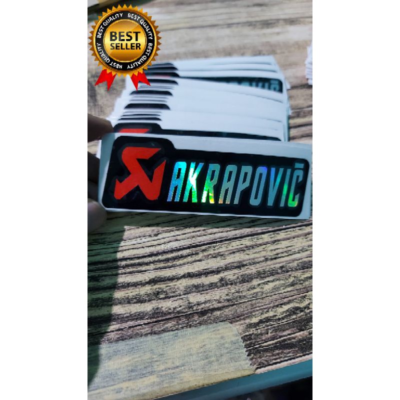 STICKER AKRAPOVIC CUTTING