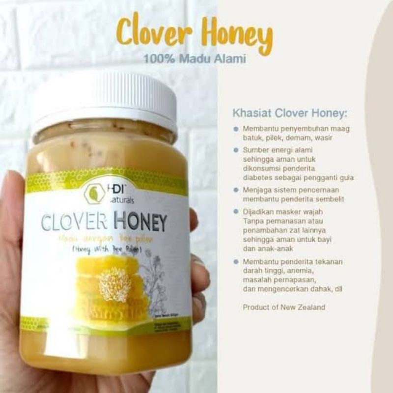 Madu Clover Honey Hdi 1kilo Dapat 3 Imun Tubuh Anak Dewasa Atasi Panas Demam Gerd Asam Lambung Paru Indonesia