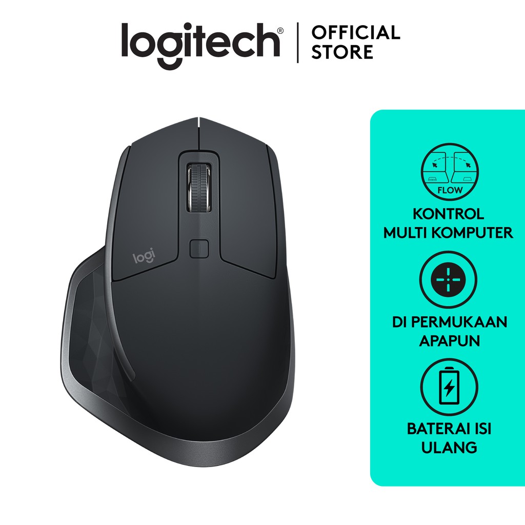 Logitech MX Master 2S Mouse Wireless Bluetooth for Power User Windows, Mac, Chrome OS, Android & iOS