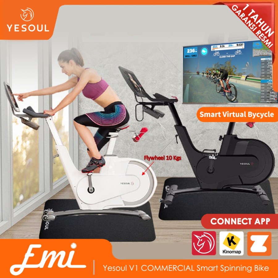 Yesoul V1 COMMERCIAL Smart Spinning Bike - Putih