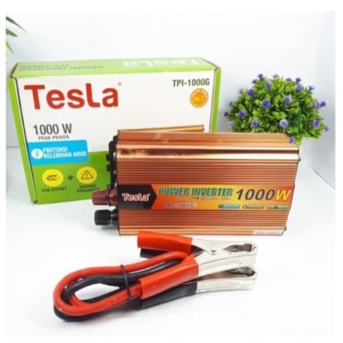 POWER INVERTER TESLA 1000W INVETER 1000WATT 1000 WATT DC 12V TO AC 220V