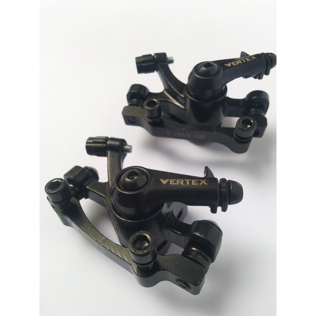 Kaliper Caliper Rem Cakram Disc Disk Brake Mekanik Sepeda 1 SET Vertex
