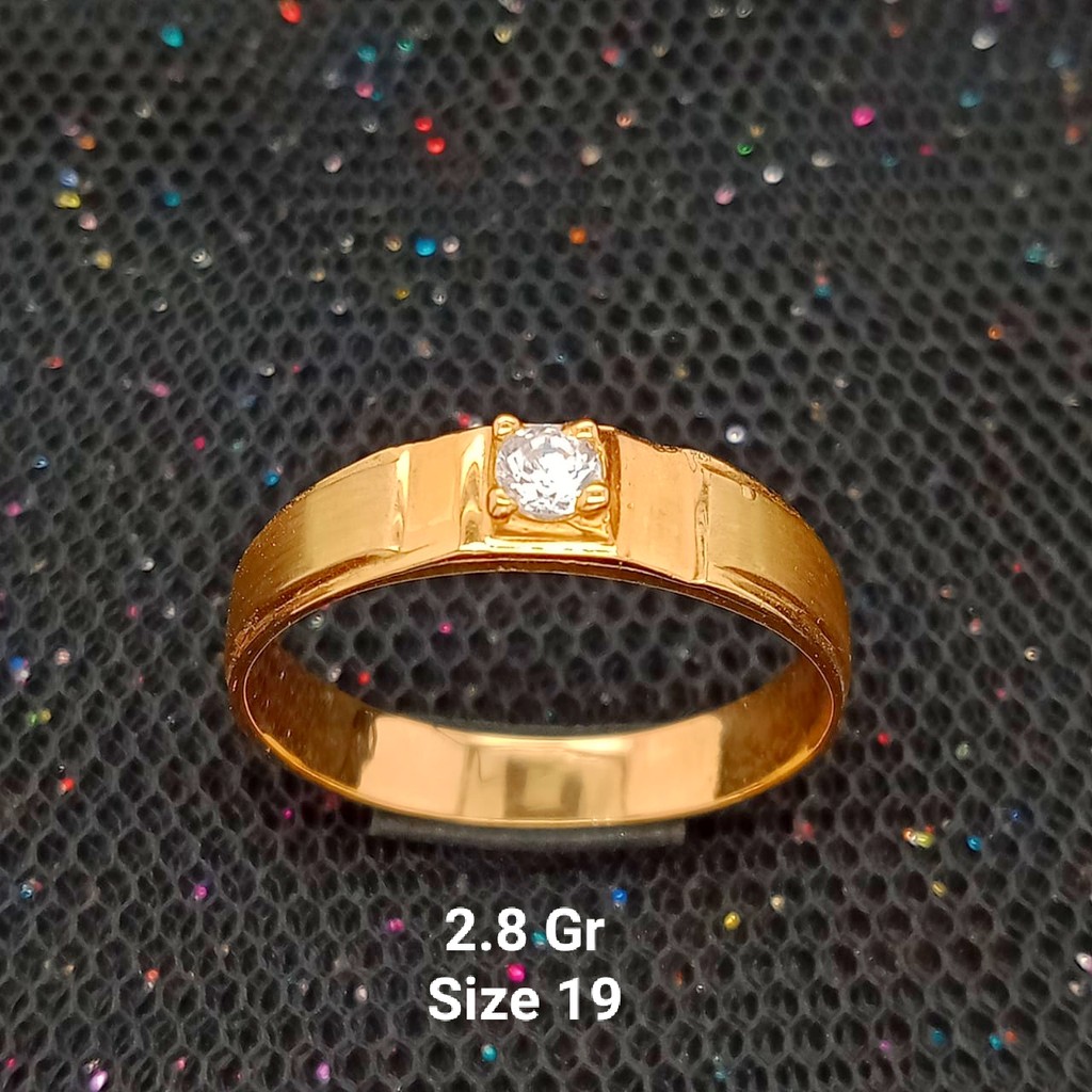 Cincin Emas 17 K - berat 2.8 Gr Kadar 750 - 2473