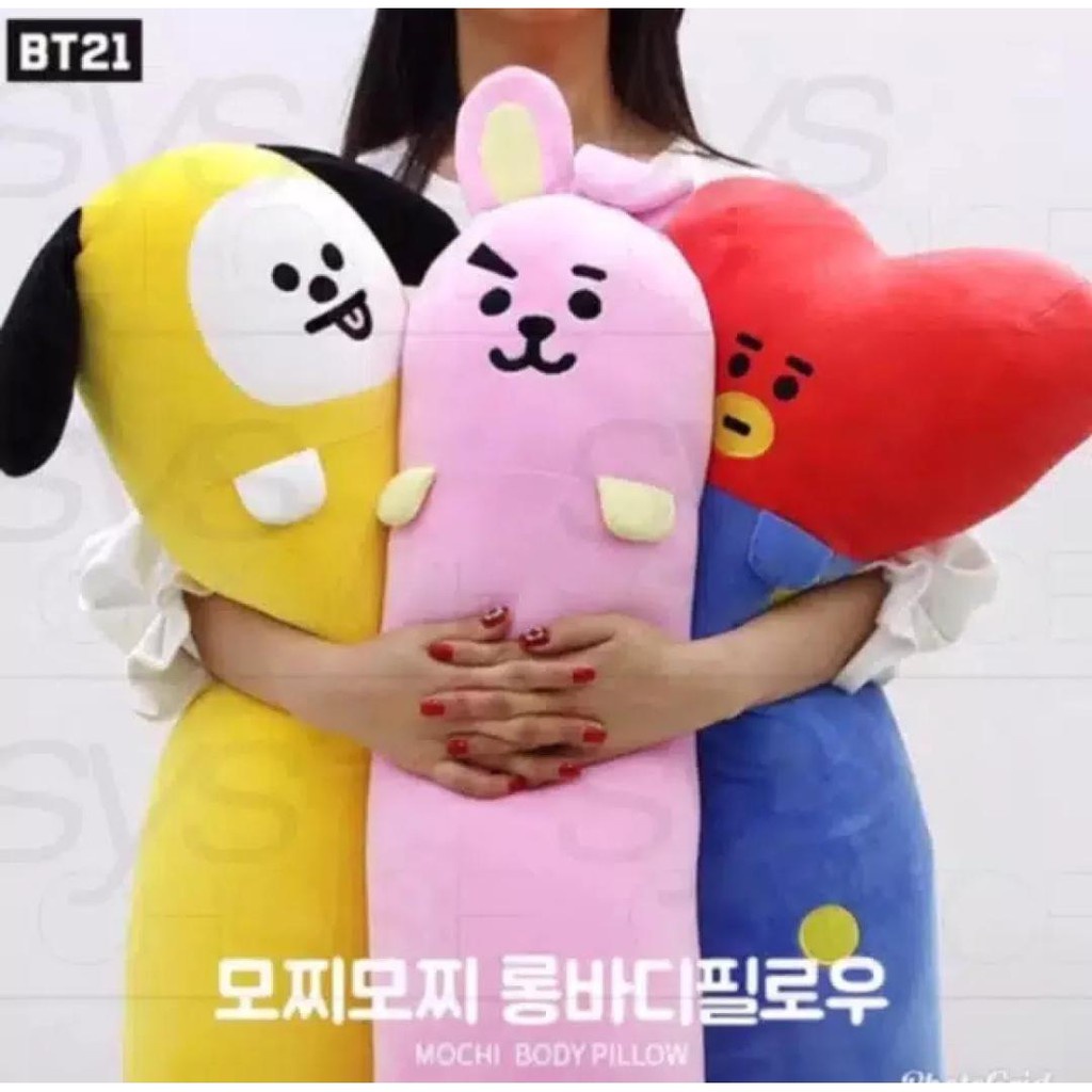 Boneka guling bt21 mainan boneka murah cocok untuk teman tidur berbahan halus lembut dan empuk Standar SNI kualitas Import