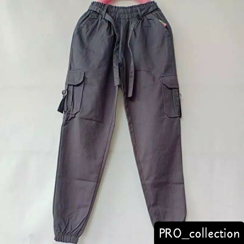 CELANA CARGO PANTS / CELANA JOGER BAHAN AMERICAN DRILL