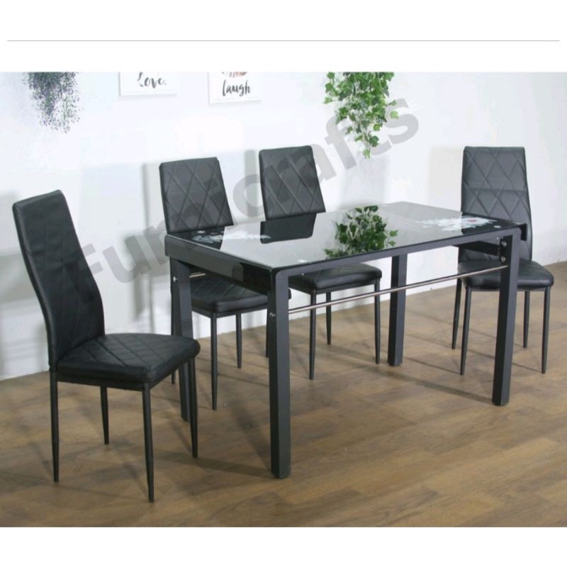 TERMURAH Meja Makan Besi + 4 Kursi TERLARIS