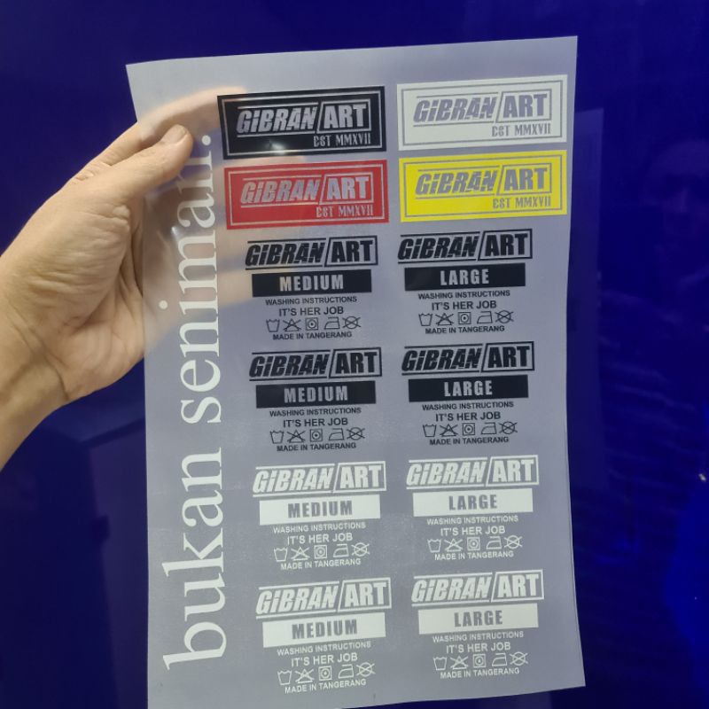 JASA SABLON KAOS / CUTTING POLYFLEK