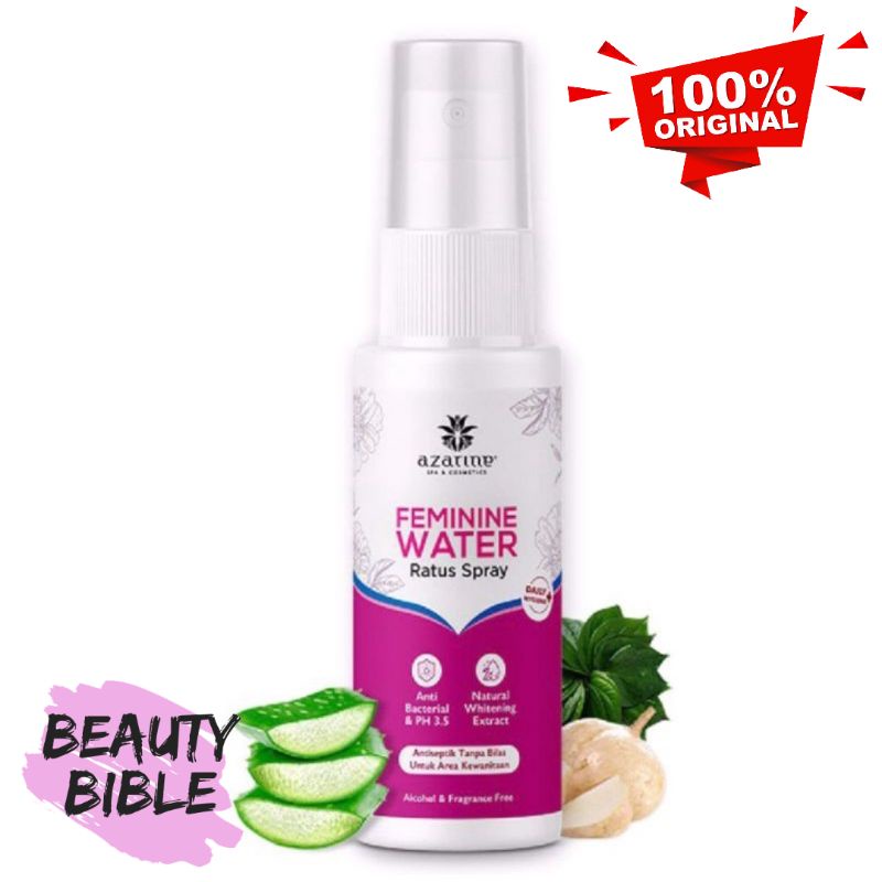 AZARINE Ferminine Water Ratus Spray 100ml Pembersih Kewanitaan