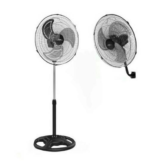 Power Fan Maspion 2In1 Pw-453 Pw 453 Pw453 Kipas Angin Besi 18 Inch