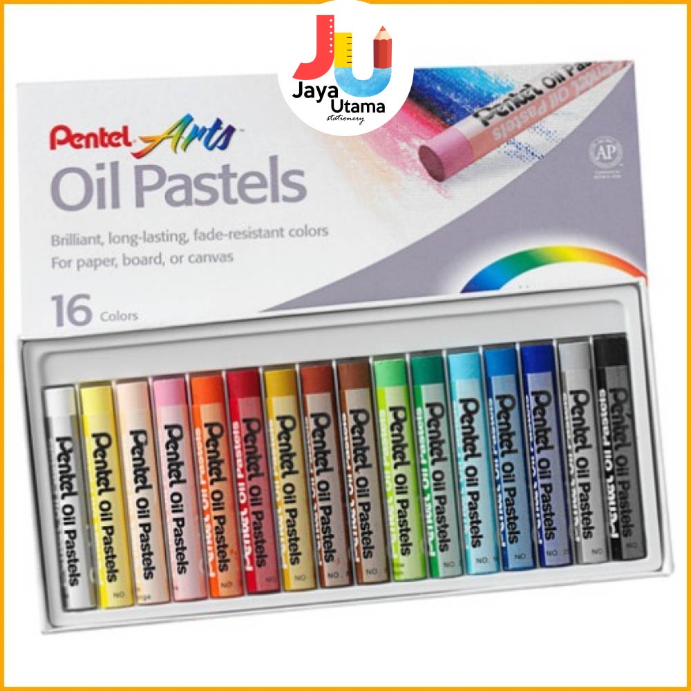 

Pentel Crayon Oil Pastel Mewarnai 16 Warna