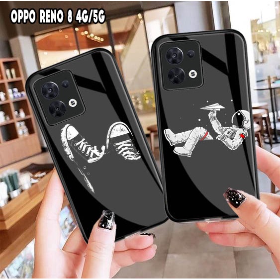 Softcase Glass Kaca OPPO RENO 8 4G RENO 8 5G RENO 8Z 5G RENO 8 PRO Terbaru [M162] Casing HP Oppo Ren