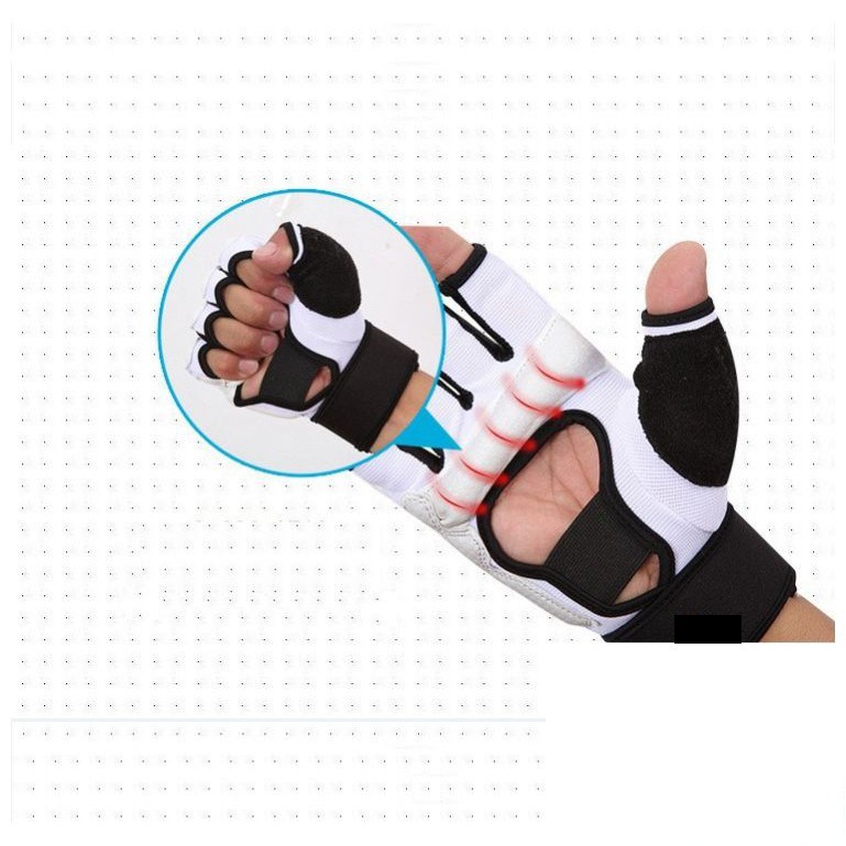 Mainland Sarung Tinju Setengah Jari Taekwondo MMA Karate Gloves Sarung Tangan Half Finger BWS01