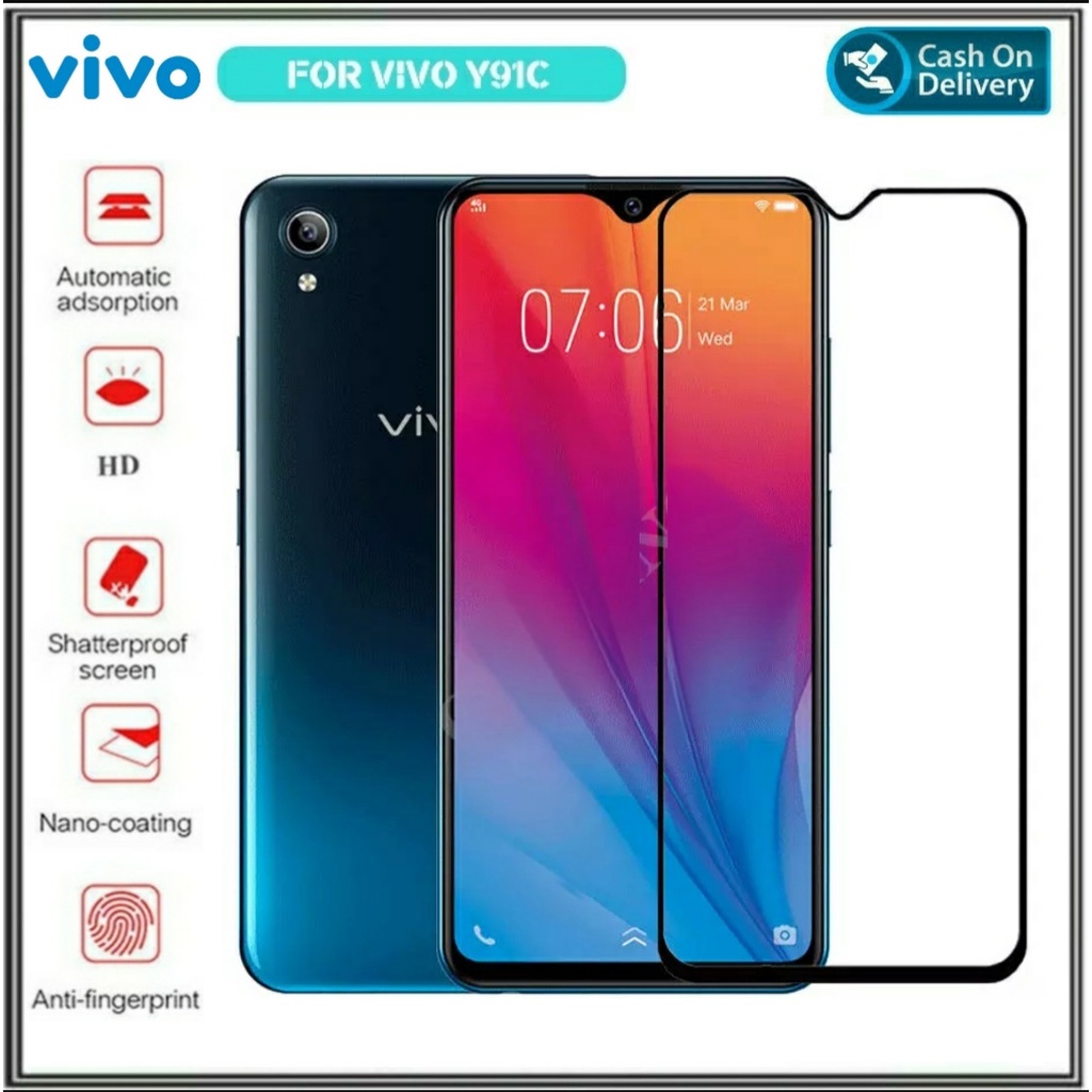 Mondi Store Tempered Glass Vivo Y91C Anti Gores Kaca Hp Vivo Y91 C