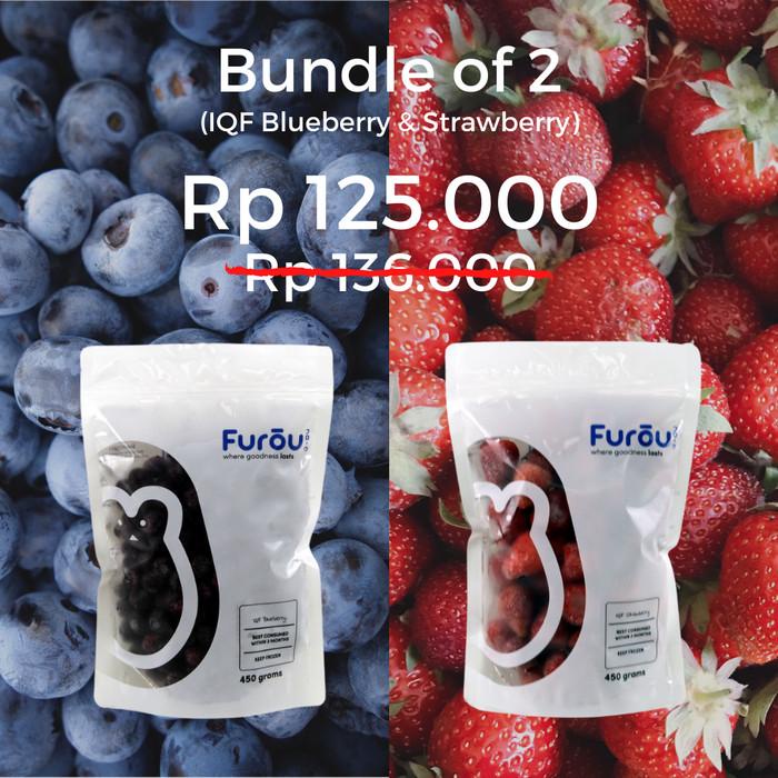 

Buah | Frozen Blueberry & Strawberry | Bundle Of 2 | 900 G Total - By Bekk